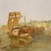 Boats on the Ganges, from 'India Ancient and Modern'